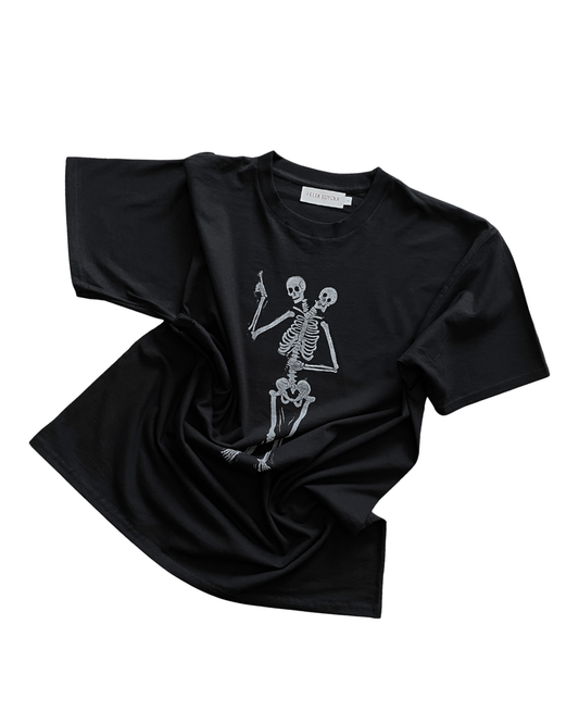 Know-it-all Skeleton T-shirt - Halloween 2025